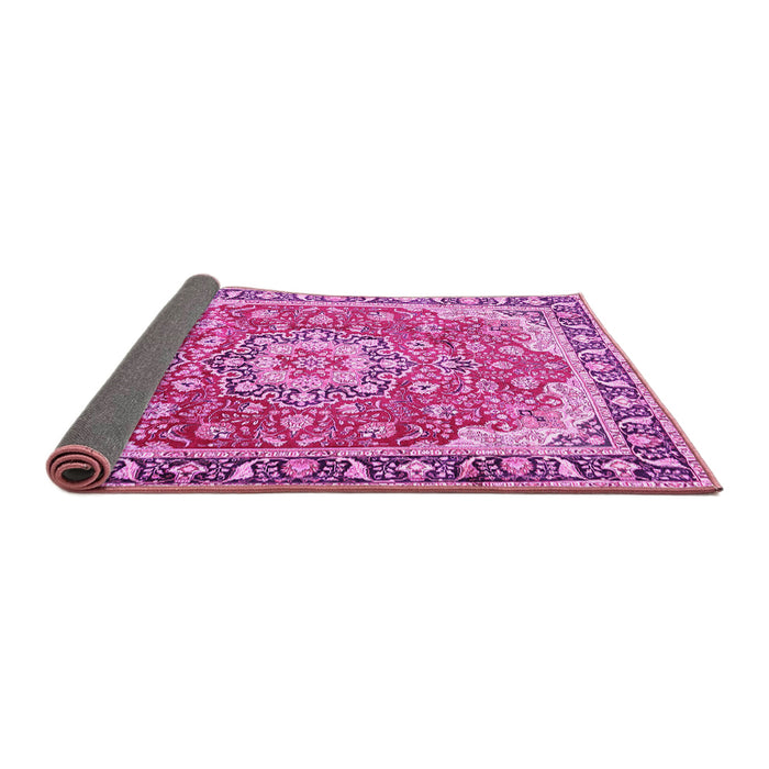 Sideview of Persian Pink Traditional Rug, tr2991pnk