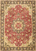 Machine Washable Persian Brown Traditional Rug, wshtr2991brn