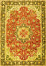 Persian Yellow Traditional Rug, tr2991yw