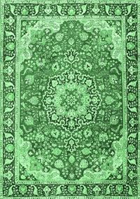 Persian Emerald Green Traditional Rug, tr2991emgrn