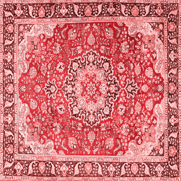 Machine Washable Persian Red Traditional Rug, wshtr2991red