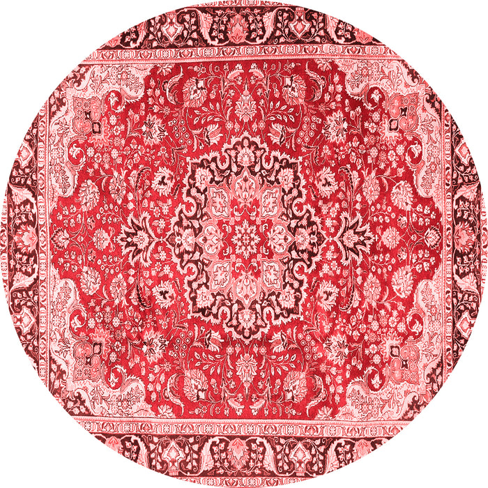 Machine Washable Persian Red Traditional Rug, wshtr2991red