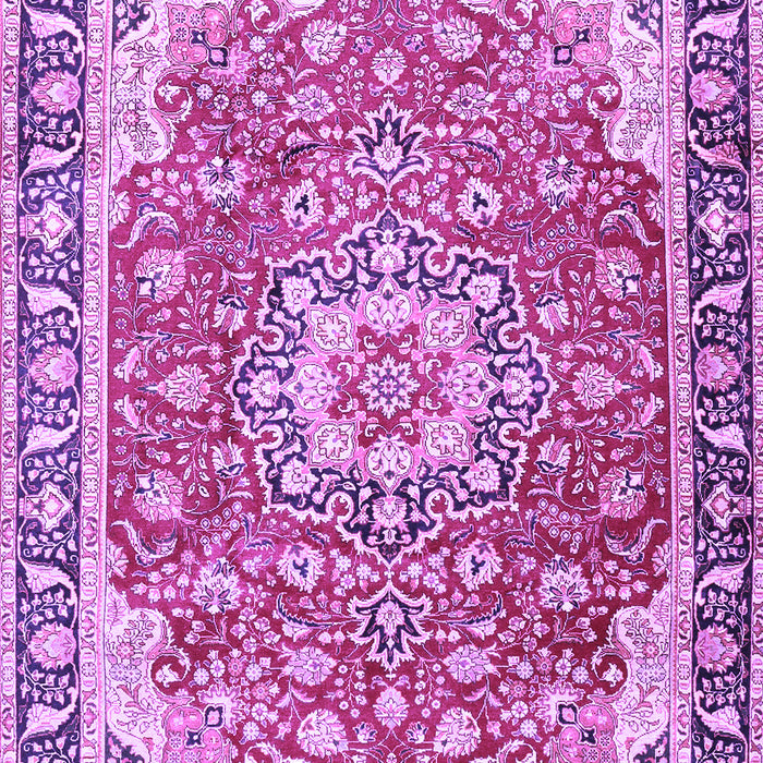 Machine Washable Persian Purple Traditional Area Rugs, wshtr2991pur