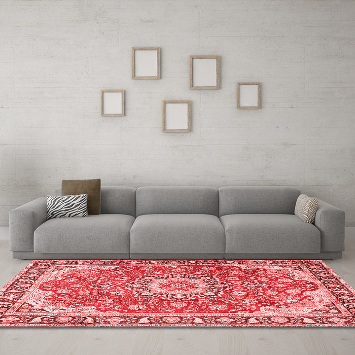 Traditional Red Washable Rugs