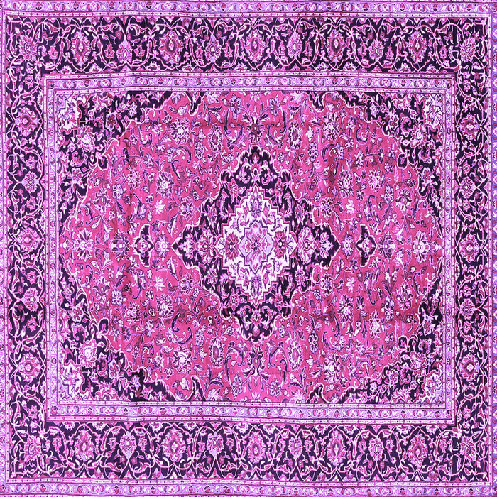 Square Persian Purple Traditional Rug, tr2992pur