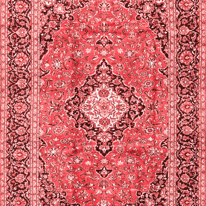 Machine Washable Persian Red Traditional Rug, wshtr2992red
