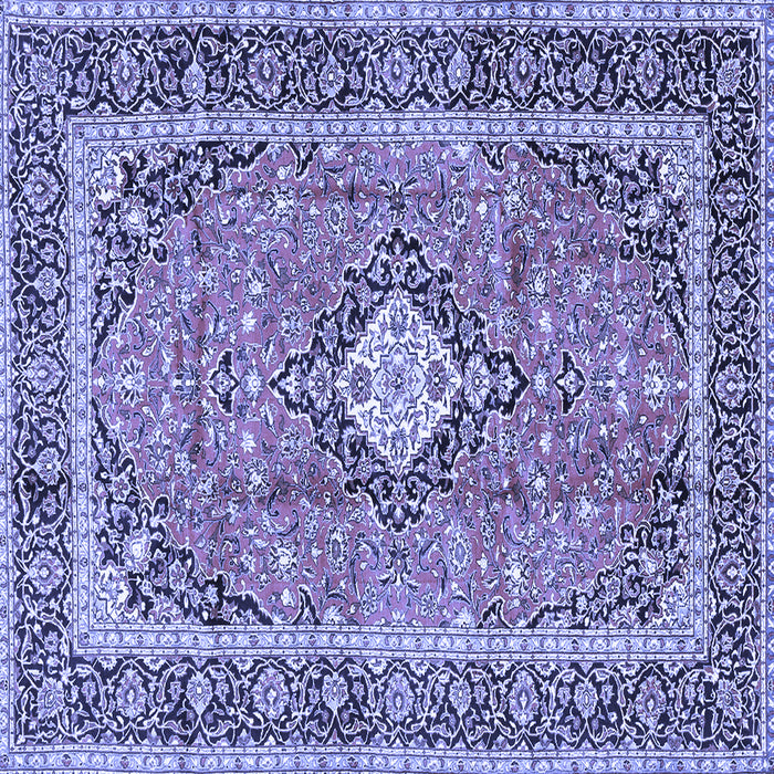 Square Persian Blue Traditional Rug, tr2992blu