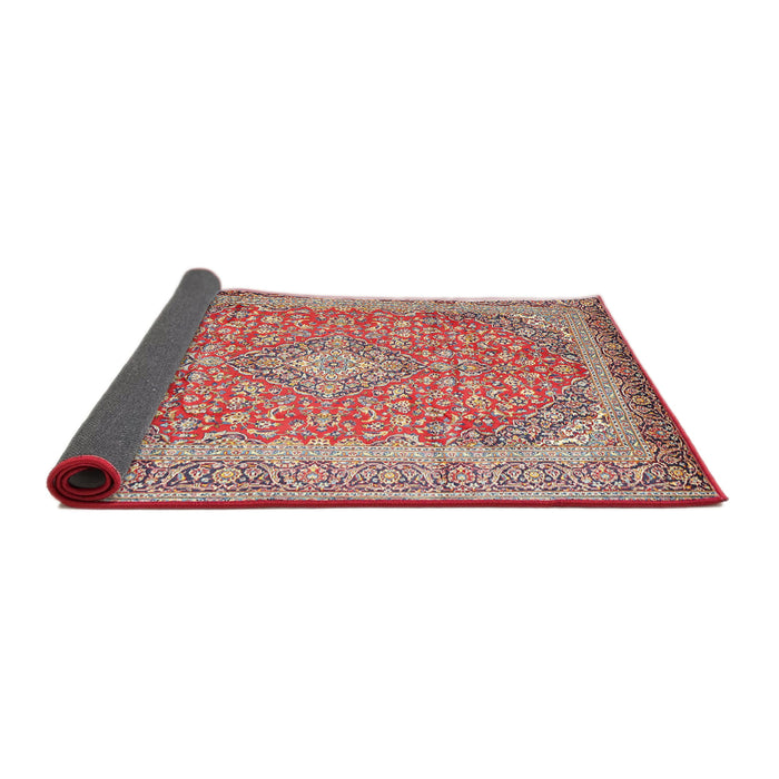 Sideview of Traditional Fire Brick Red Persian Rug, tr2993
