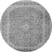 Square Persian Gray Traditional Rug, tr2993gry