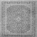 Serging Thickness of Persian Gray Traditional Rug, tr2993gry