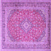 Serging Thickness of Persian Purple Traditional Rug, tr2993pur
