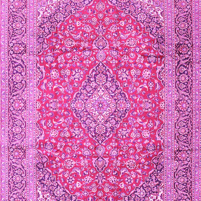 Machine Washable Persian Pink Traditional Rug, wshtr2993pnk