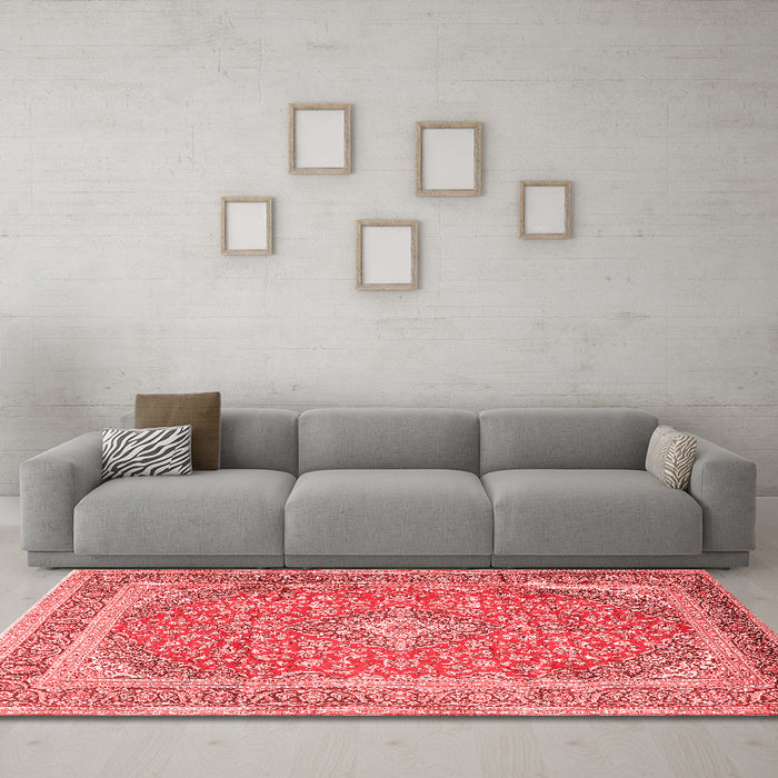 Traditional Red Washable Rugs