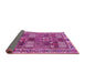 Sideview of Persian Pink Traditional Rug, tr2994pnk