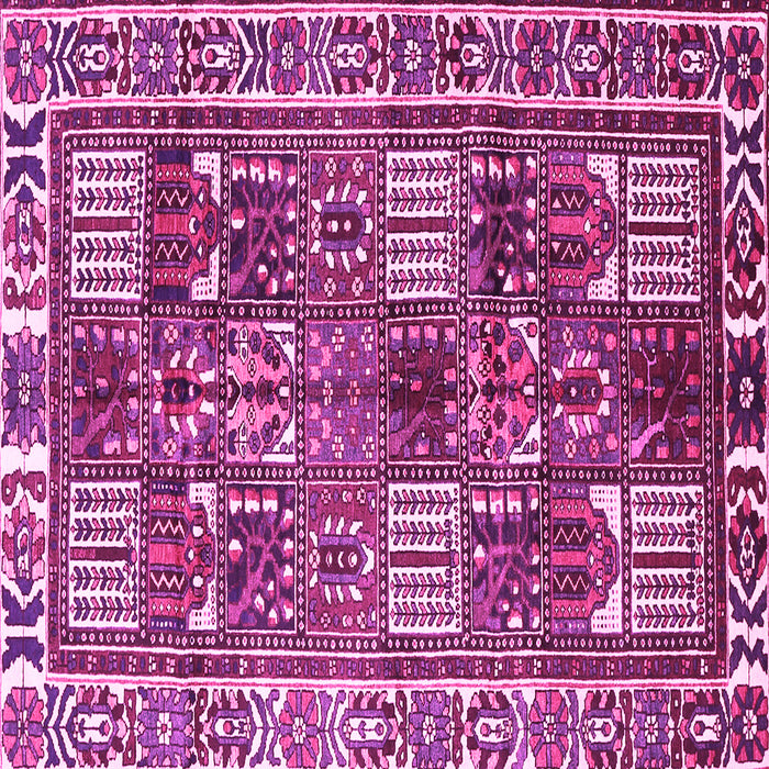 Square Persian Pink Traditional Rug, tr2994pnk
