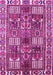 Machine Washable Persian Pink Traditional Rug, wshtr2994pnk