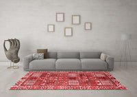 Machine Washable Persian Red Traditional Rug, wshtr2994red