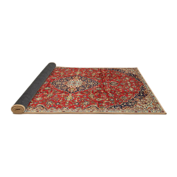Sideview of Traditional Red Medallion Rug, tr2995