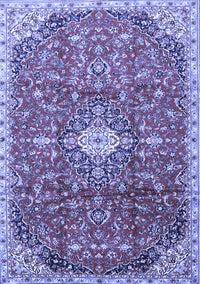 Medallion Blue Traditional Rug, tr2995blu