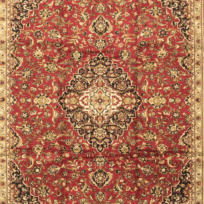Medallion Brown Traditional Rug, tr2995brn