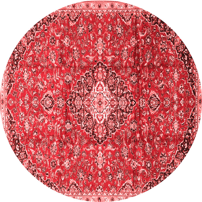 Medallion Red Traditional Rug, tr2995red