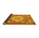 Sideview of Animal Yellow Traditional Rug, tr2996yw