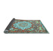 Sideview of Animal Light Blue Traditional Rug, tr2996lblu