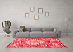Traditional Red Washable Rugs