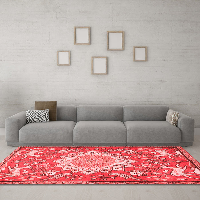 Traditional Red Washable Rugs