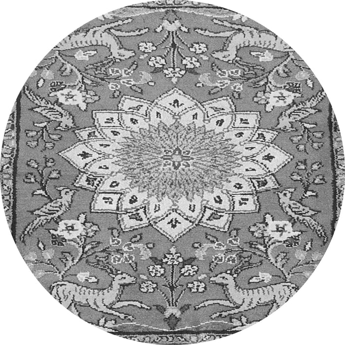 Square Animal Gray Traditional Rug, tr2996gry