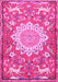 Animal Pink Traditional Rug, tr2996pnk