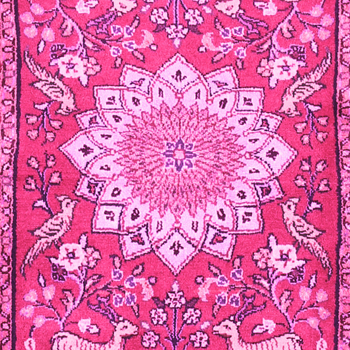 Animal Pink Traditional Rug, tr2996pnk