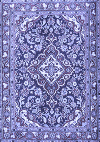 Medallion Blue Traditional Rug, tr2997blu