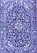 Medallion Blue Traditional Rug, tr2997blu