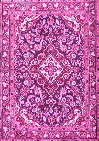 Medallion Pink Traditional Rug, tr2997pnk