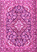 Medallion Pink Traditional Rug, tr2997pnk