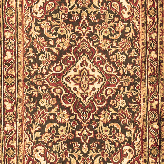 Medallion Brown Traditional Rug, tr2997brn
