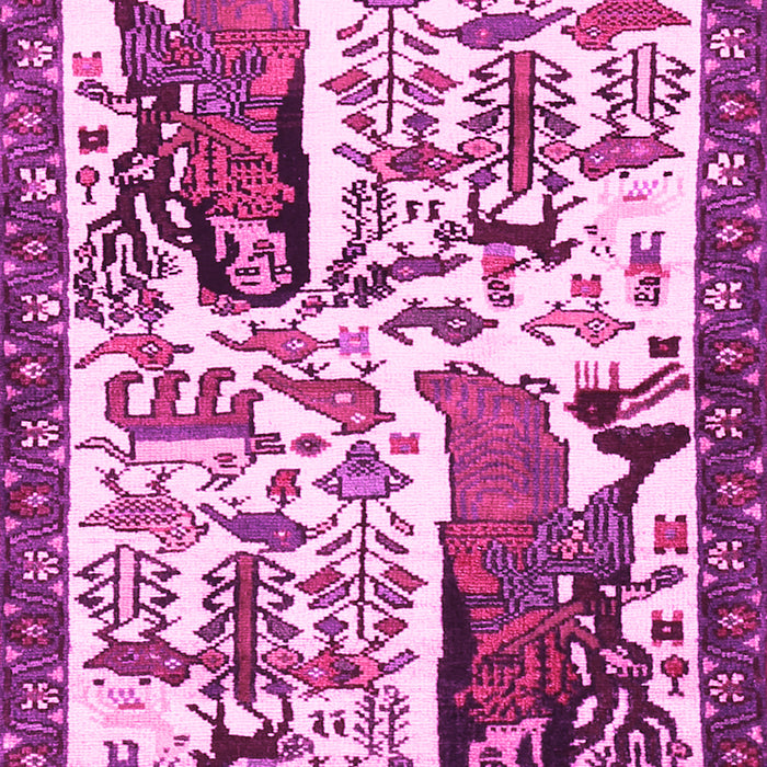 Animal Pink Traditional Rug, tr2998pnk