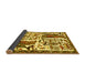 Sideview of Animal Yellow Traditional Rug, tr2998yw