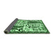 Sideview of Animal Emerald Green Traditional Rug, tr2998emgrn