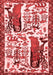 Animal Red Traditional Area Rugs