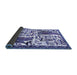 Sideview of Animal Blue Traditional Rug, tr2998blu