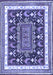 Machine Washable Animal Blue Traditional Rug, wshtr2999blu