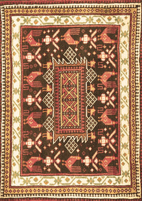 Animal Brown Traditional Rug, tr2999brn