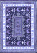 Animal Blue Traditional Rug, tr2999blu