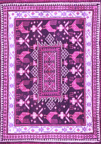 Animal Purple Traditional Rug, tr2999pur