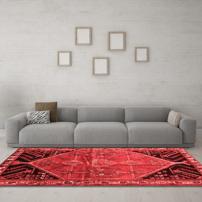 Traditional Red Washable Rugs