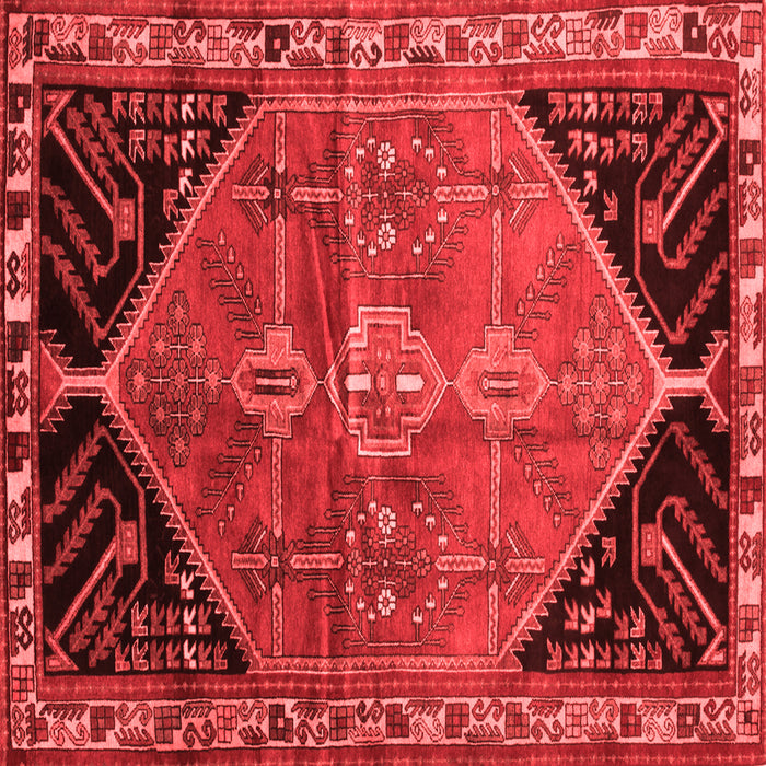 Machine Washable Persian Red Traditional Rug, wshtr299red