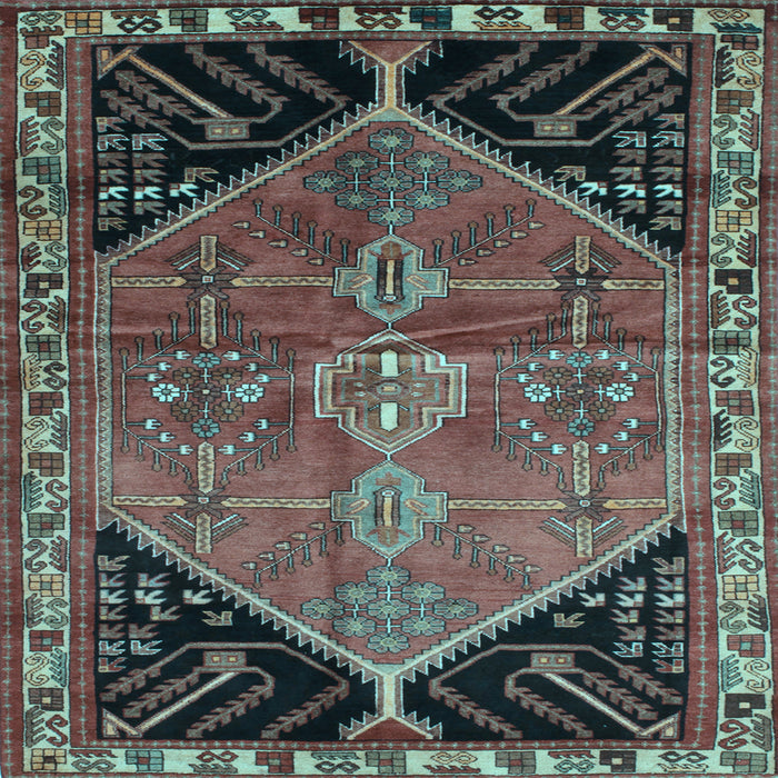 Square Persian Light Blue Traditional Rug, tr299lblu