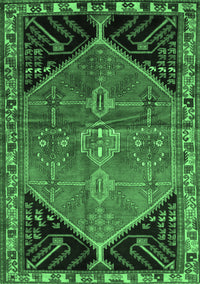 Persian Emerald Green Traditional Rug, tr299emgrn